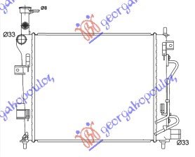 RADIATOR  PETROL (42x37) AUTO