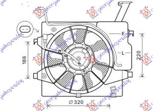 VENTILATOR COMPLET BENZIN