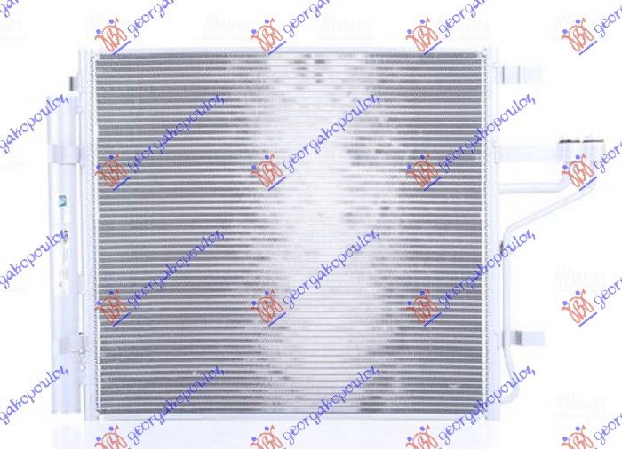 HLADNJAK KLIME 1.0/1.2 BENZIN (400x380x12) (MARELLI)