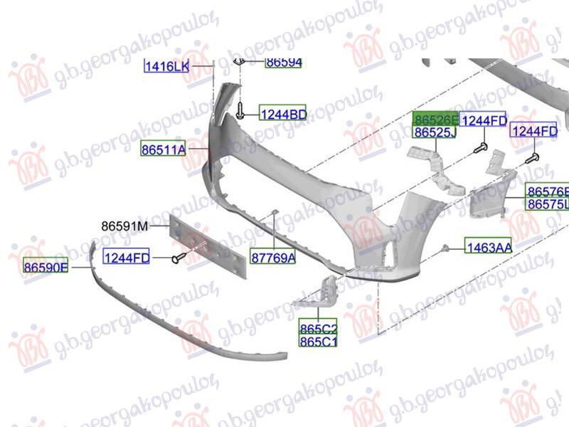 NOSAC PREDNJEG BRANIKA PLASTICNI