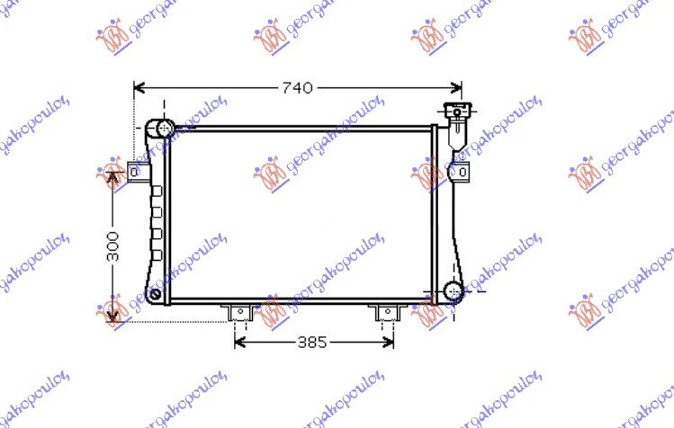 RADIATOR 1.7 +/- AC (62.5x32x3.2)