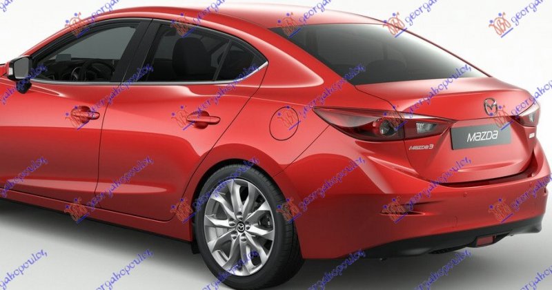 REAR BUMPER PRIMED (SEDAN)
