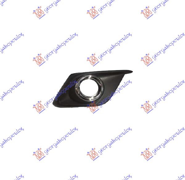 FR. BUMPER GRILLE (W/F.L.HO) CHR.MOULD.
