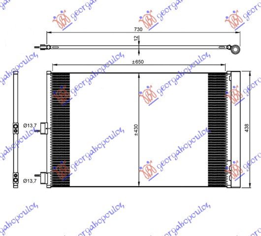 CONDENSER A 45 AMG (65x43x12)