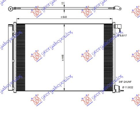 CONDENSER PETR-DSL (640x448x12) R134