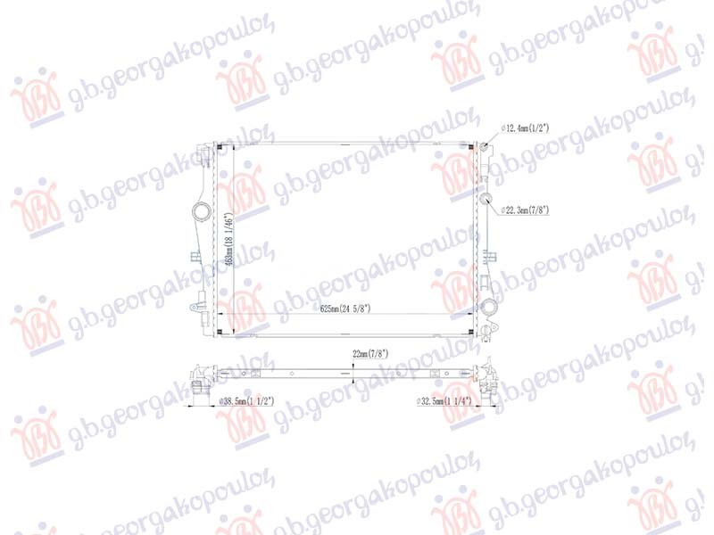 HLADNJAK MOTORA 1.5/2.0 BENZIN - 2.0 DIZEL (625x477)