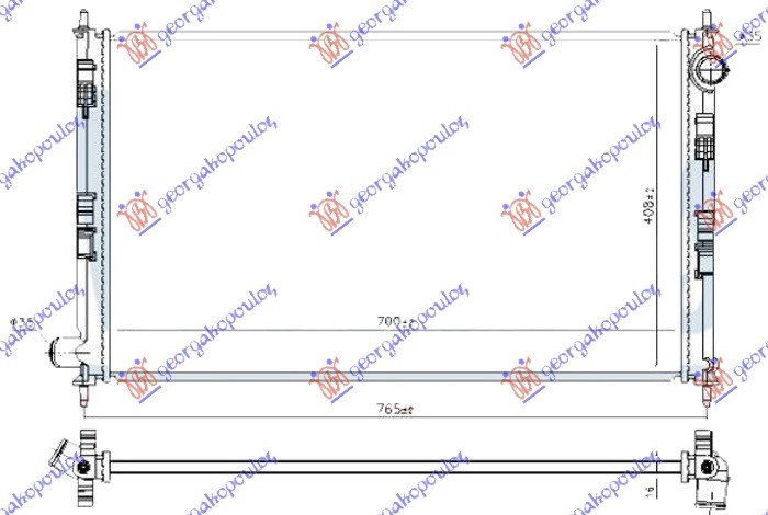 HLAD. MOTORA 2.0 BEN (70x40) BEZ POKLOP.