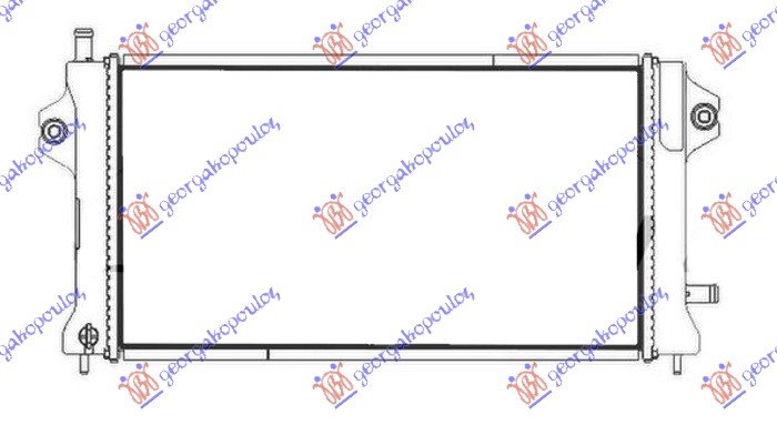 HLADNJAK MOTORA DODATNI 2.0 HIBRID (525X280X25) (KOYO)