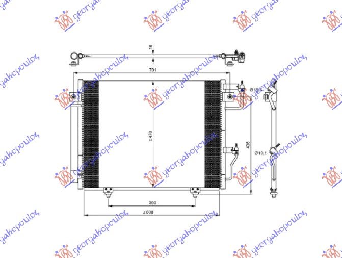 CONDENSER PETROL-DSL (60,8x48,5)