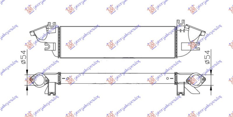 RAD. INTERC. 2.4 DI-D DSL (575x175x50)