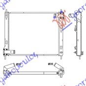 RADIATOR1.6DIC TURBO PET.(50.7x42.5x27)