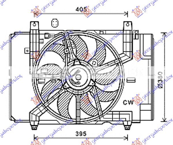 VENTILATOR KOMPLET (JEDAN)