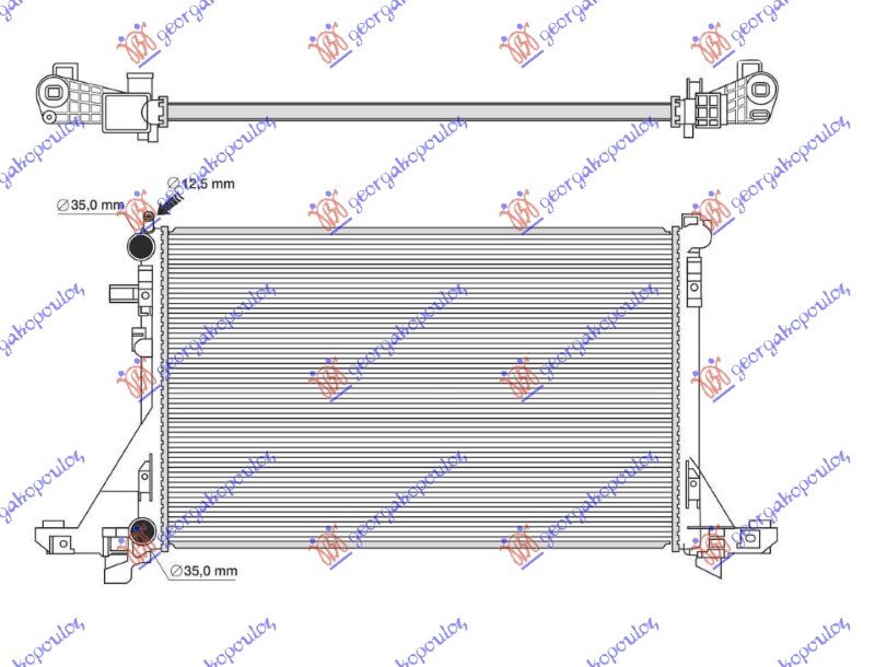 HLADNJAK MOTORA 2.3 DCI DIZEL (MANUELNI/AUTOMATSKI) (773x469) (NRF)