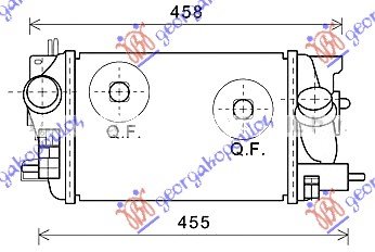 RADIATOR INTERCOOL.1,3 CDTi (315x218x64)