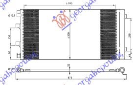 CONDENSER 2.3 CDTi (79,5x35,5)