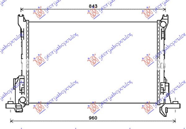 RADIATOR 1.6 CDTi +AC DSL MANUAL