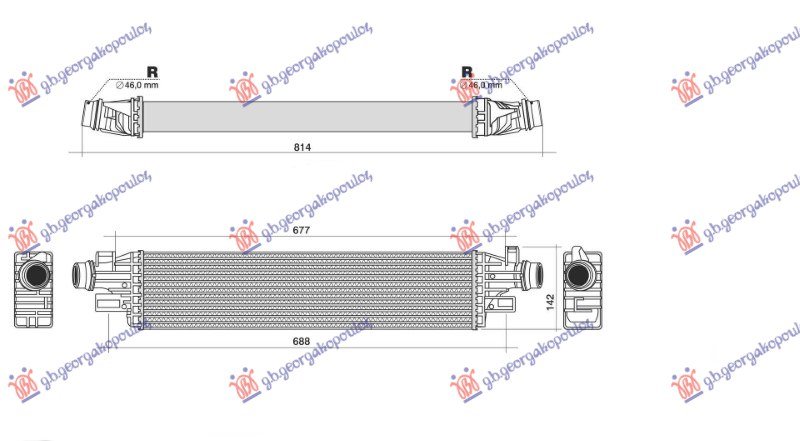 HLADNJAK INTERKULERA 1.3 CDTI (570x127)