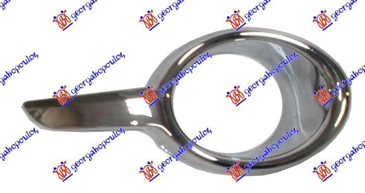 FOG LAMP FRAME BLACK CHROME