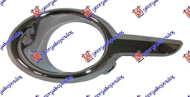 FOG LAMP FRAME BLACK CHROME