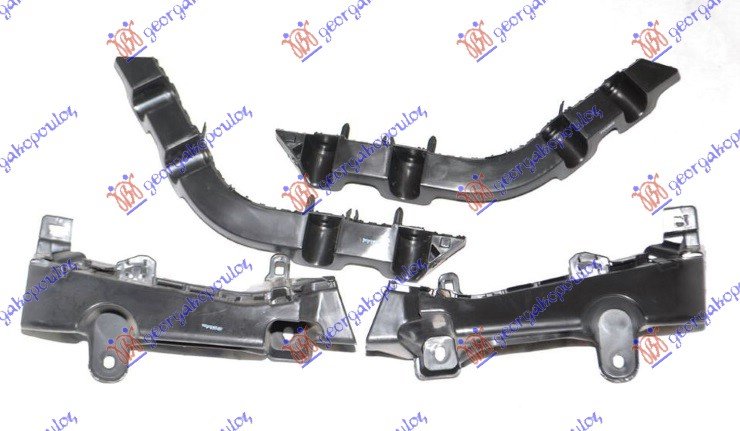 REAR BUMPER SIDE BRACKET PLAS.(SET 4PCS)