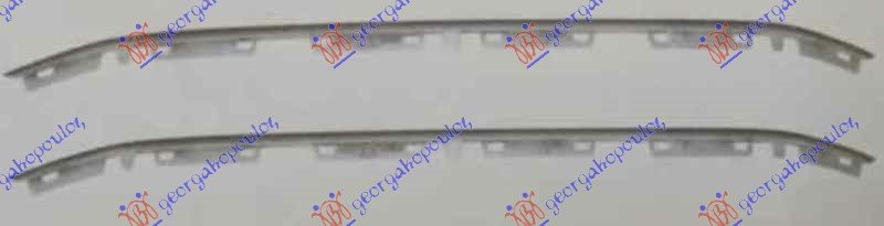 GRILLE MOULDING UPPER CHROME (SET)