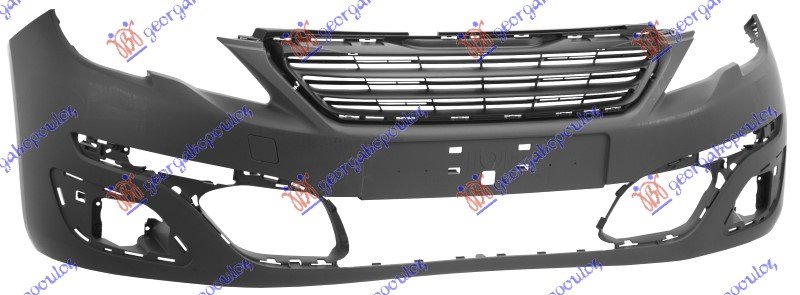 FRONT BUMPER PRIMED (W/FOG LAMP HOLE)