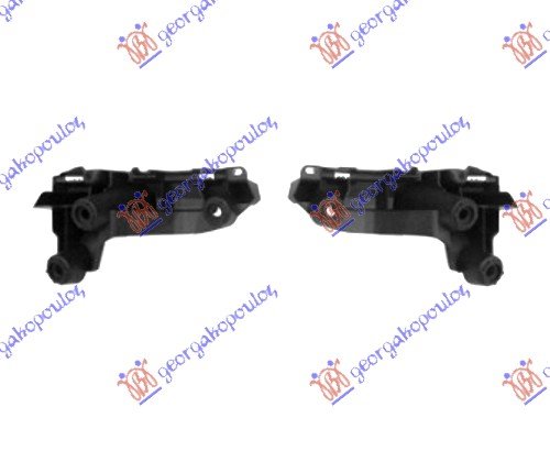 REAR BUMPER BRACKET UPPER PLASTIC (SET)