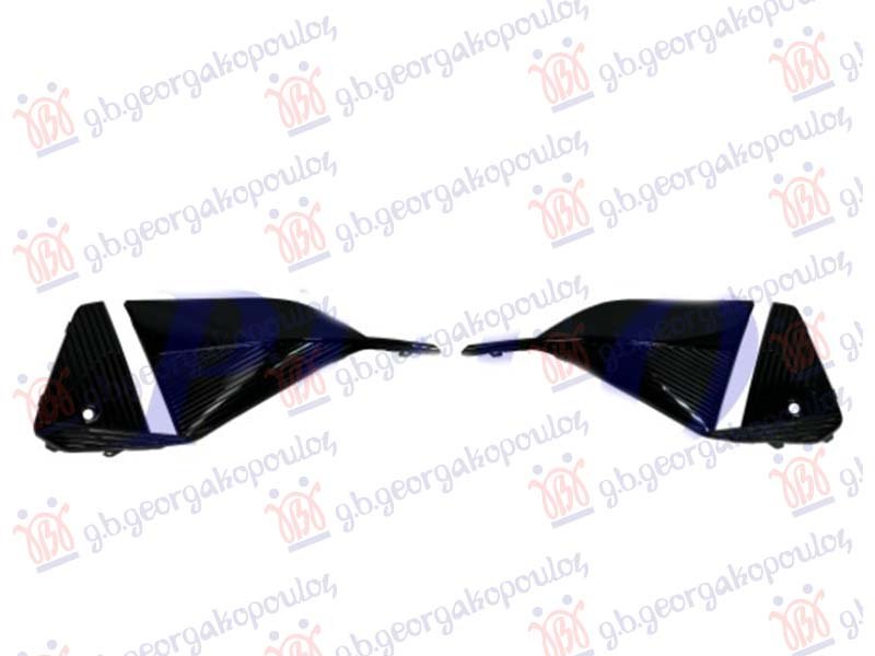 POKLOPAC MAGLENKE SJAJ-CRNI (1 PDC SENZOR) (SET 2 KOM)