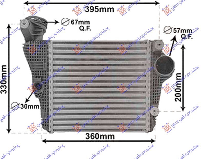 RAD. INTERC. 3.0 GTS/3.0-3.6 I TUR. PETR