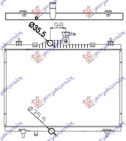 RADIATOR2.0DCi-2.5i-16V+/-A/C (66x44)