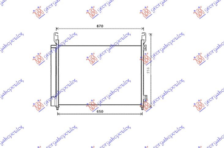 CONDENSER  2,0DCi-2,5i -16V (63x45,2x16)