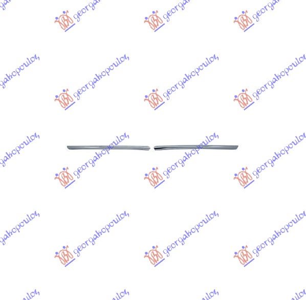 GRILLE MOULDINGS CHROME (SET)