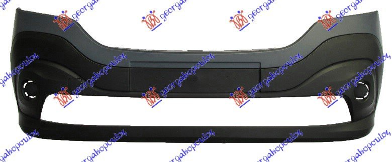 FRONT BUMPER (W/MOULD) MAT-BLACK