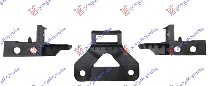 FRONT BUMPER BRACKETS PLASTIC (SET 3PCS)