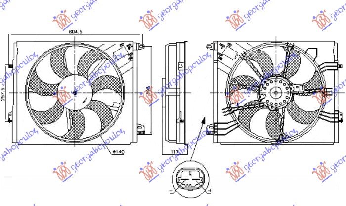 VENTILATOR 1.2-1.3 BEN 1.5-1.6-1.7 DIZ