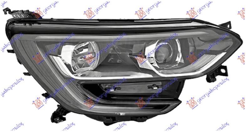 FAR EL. (H7/H7) CRNI LED DNEV. SV. (TYC)