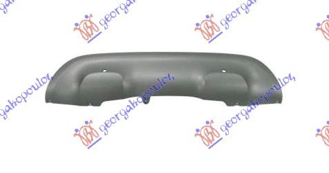 REAR BUMPER MOULDING LOWER SILVER