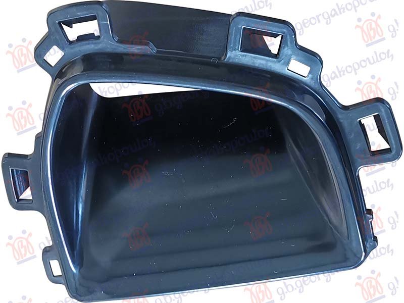 RESETKA PREDNJEG BRANIKA (USMERIVAC VAZDUHA) SJAJ-CRNA (JCW)