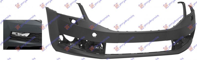 FRONT BUMPER PR. (W/F.L.HO) (W/WASH)WW/