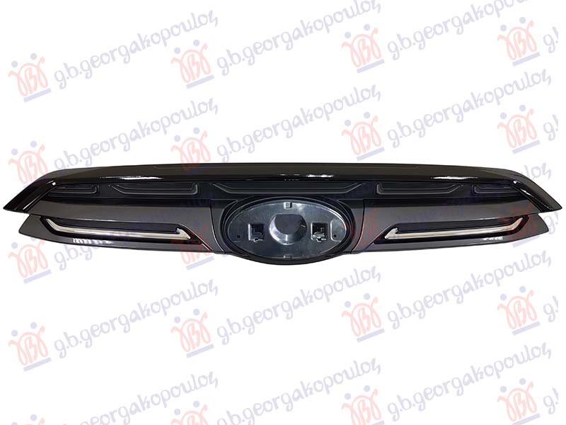 PVC MASKA (GORNJI DEO) CRNA/SIVA (HROM LAJSNE)