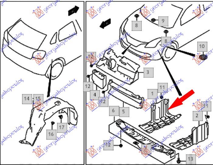 UNDER ENGINE COVER PLASTIC