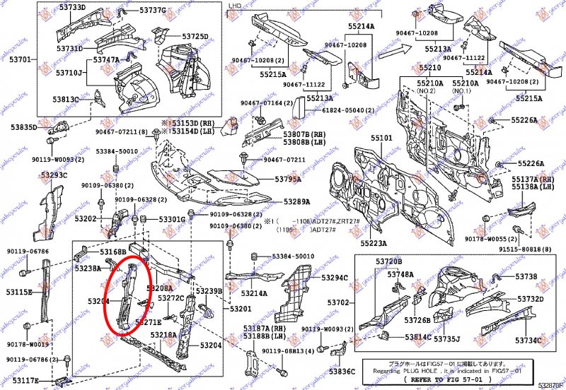 RADIATOR SUPPORT SIDE PANEL
