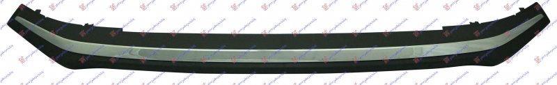 FRONT BUMPER SPOILER W/CHROME MOULD.