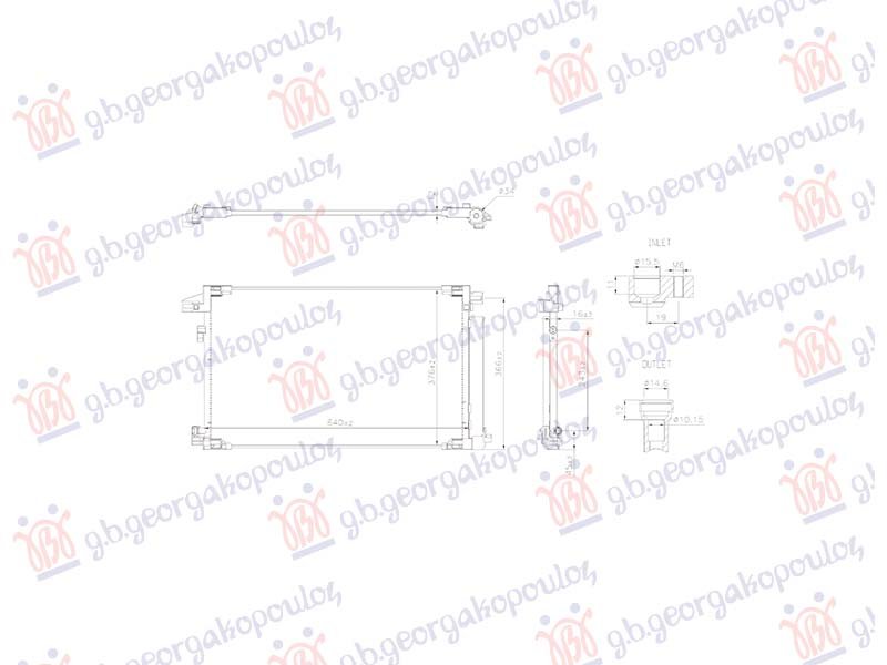 HLADNJAK KLIME 1.6 BENZIN (624x376) (NISSENS)