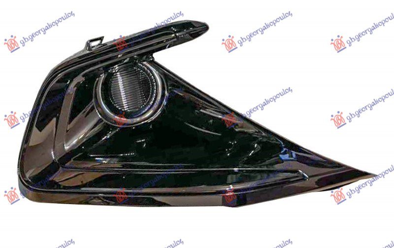 RESETKA PREDNJEG BRANIKA SJAJ-CRNA (BEZ MAGLENKE)