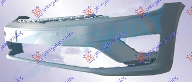 FRONT BUMPER PRIMED (W  W/O PDS  WASHE