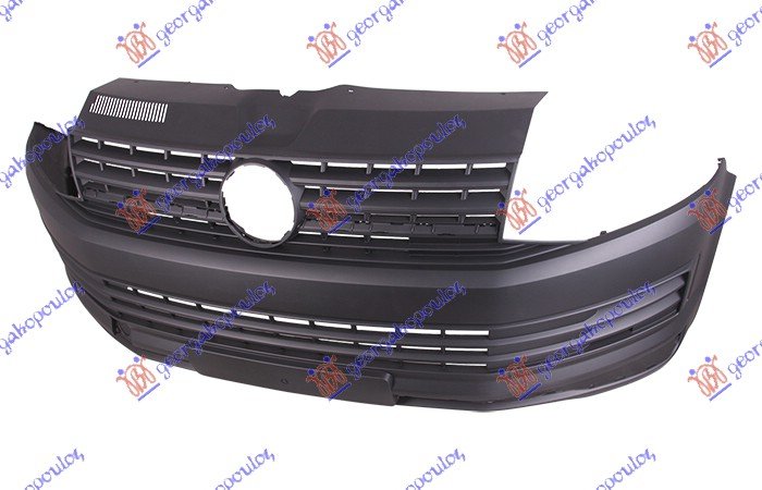 FRONT BUMPER MAT-BLACK (W/GRILLE) (EUROP