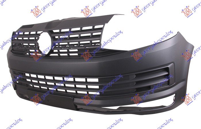 FRONT BUMPER MAT-BLACK (W/GRILLE) (EUROP