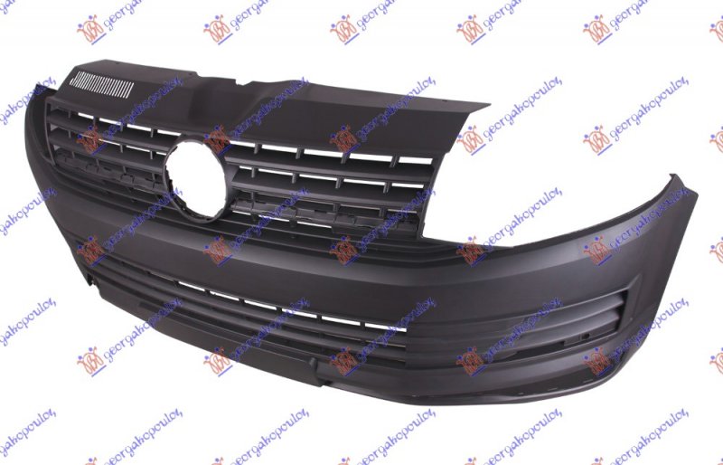 FRONT BUMPER BLACK (W/GRILLE) (W/PDS)