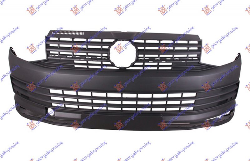 FRONT BUMPER BLACK (W/GRILLE) (W/PDS)